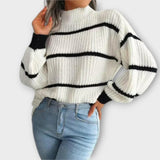 Chavala - Strickpullover mit Streifen
