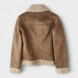 Catarina - Chaqueta de Piloto de Ante