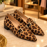Gia - Elegante Leoparden-Mokassins