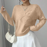 Floraine™ | Weicher Blumenpullover