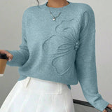 Floraine™ | Weicher Blumenpullover