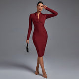 Samara - Vestido de Manga Larga Elegante