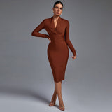 Samara - Vestido de Manga Larga Elegante