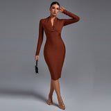 Samara - Vestido de Manga Larga Elegante
