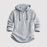 Olaf™ | Leichtes Hoodie-Hemd mit Kapuze
