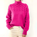 Elvira™ | Warm gestrickter Rollkragenpullover