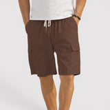 Hauke™ | Drawstring Fine Ribbed Shorts