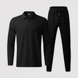 Lennard™ | Half-Zip-Set mit Polokragen