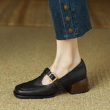 Alma – T-Steg-Schuhe im Vintage-Stil