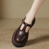 Daria – Vintage-T-Steg-Schuhe