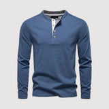 Volker™ | Langarmshirt mit Henley-Kragen