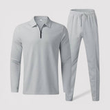 Lennard™ | Half-Zip-Set mit Polokragen