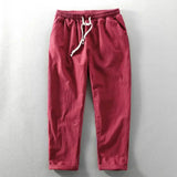 Bernardo - Pantalones de verano con cinturón ajustable