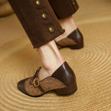 Vera – Vintage-Schuhe mit Schnalle
