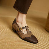 Vera – Vintage-Schuhe mit Schnalle