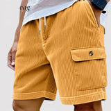 Hauke™ | Drawstring Fine Ribbed Shorts