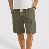 Hauke™ | Drawstring Fine Ribbed Shorts