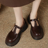 Daria – Vintage-T-Steg-Schuhe