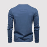 Volker™ | Langarmshirt mit Henley-Kragen