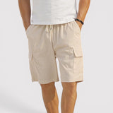 Hauke™ | Drawstring Fine Ribbed Shorts