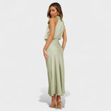 Alba - Elegant Satin Dress