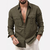 Camisa Térmica con Bolsillos Cargo Confort