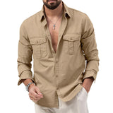 Camisa com Bolsos Cargo e Conforto Térmico