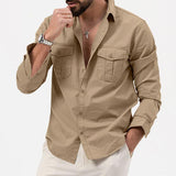 Camisa Térmica con Bolsillos Cargo Confort
