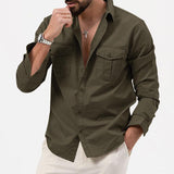 Camisa Térmica con Bolsillos Cargo Confort
