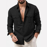 Camisa com Bolsos Cargo e Conforto Térmico