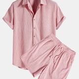 Conjunto de Camisa de Terciopelo Corduroy
