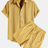 Conjunto de Camisa de Terciopelo Corduroy