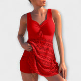Isabela - Conjunto de bikini de dos piezas con falda