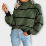 Chavala - Strickpullover mit Streifen