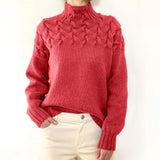 Elvira™ | Warm gestrickter Rollkragenpullover