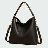 Bolsa hobo de cuero elegante