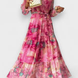 Luísa - Vestido Floral com Design Envolvente