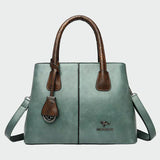 Elegante bolsa de cuero
