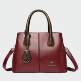 Elegante bolsa de cuero