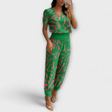 Irmelinda - Conjunto Chic de Blusa y Pantalones