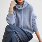 Jeanne | Bequemer Strick-Hoodie
