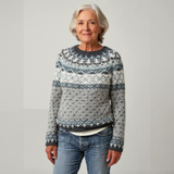 Pullover aus klassischer isländischer Wolle