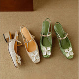Marlene – Elegante Damenschuhe mit floralem Detail