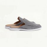 Falko™ | Offener Sommer-Mule Grau