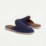 Albrecht™ | Offener Sommer-Mule Marineblau