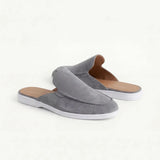 Falko™ | Offener Sommer-Mule Grau