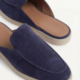 Albrecht™ | Offener Sommer-Mule Marineblau