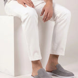 Falko™ | Offener Sommer-Mule Grau