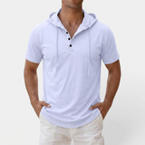 Malte™ | Atmungsaktives Kapuzenshirt mit Knopfleiste