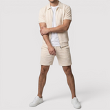 Gabriel™ | Zip-Shirt & Shorts Set